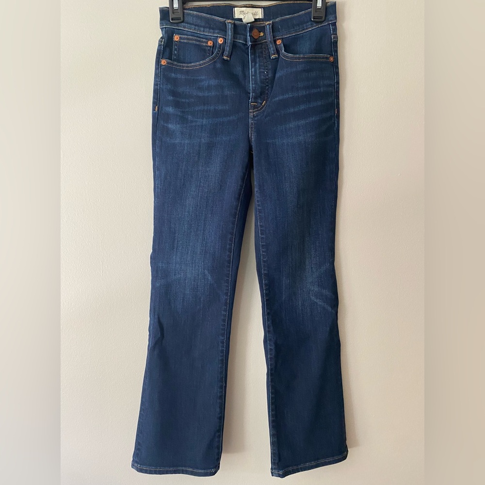 Madewell Dark Wash Cali-Demi Boot Cut Denim Jeans Women’s Size 25